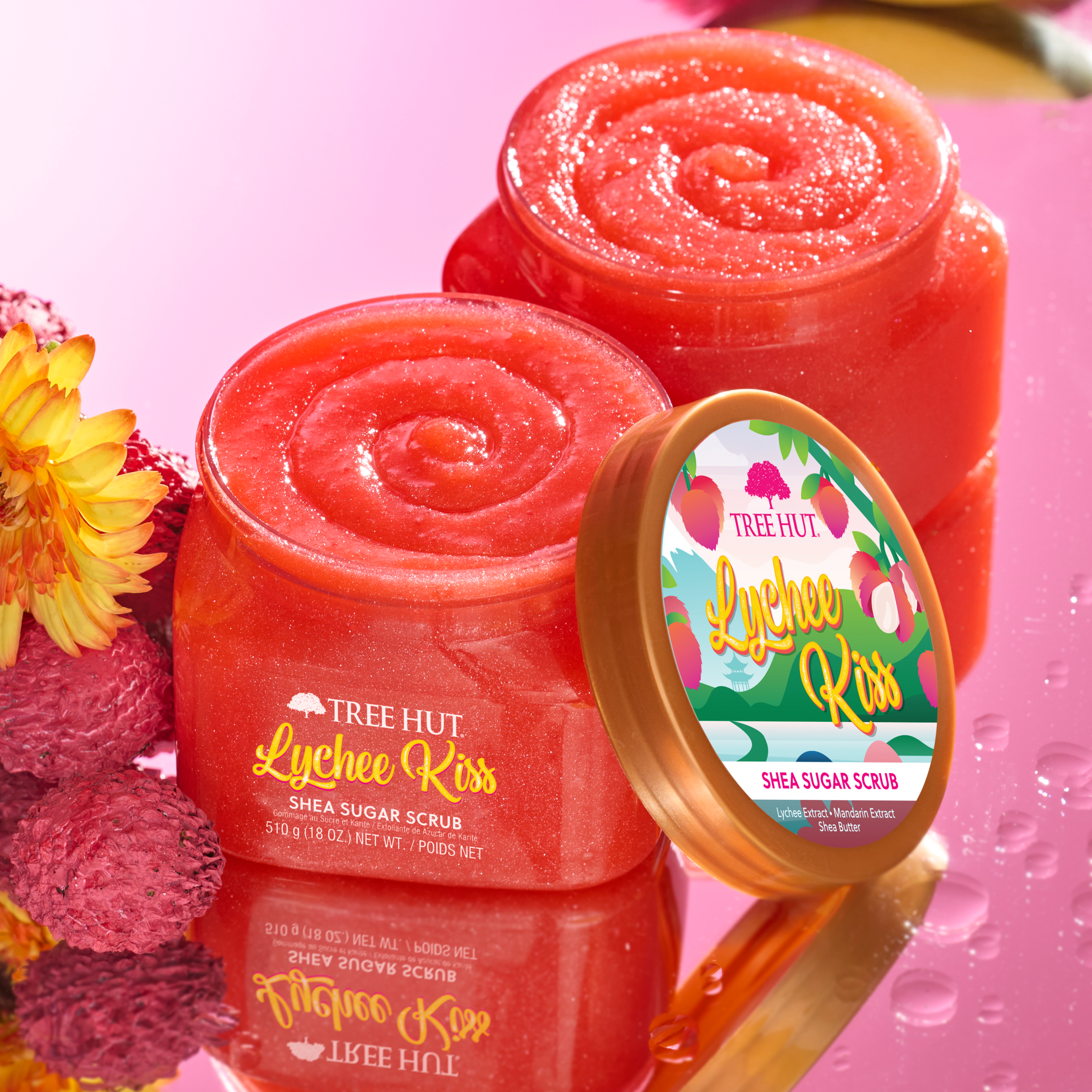 Lychee Kiss™ Shea Sugar Scrub - Image 4