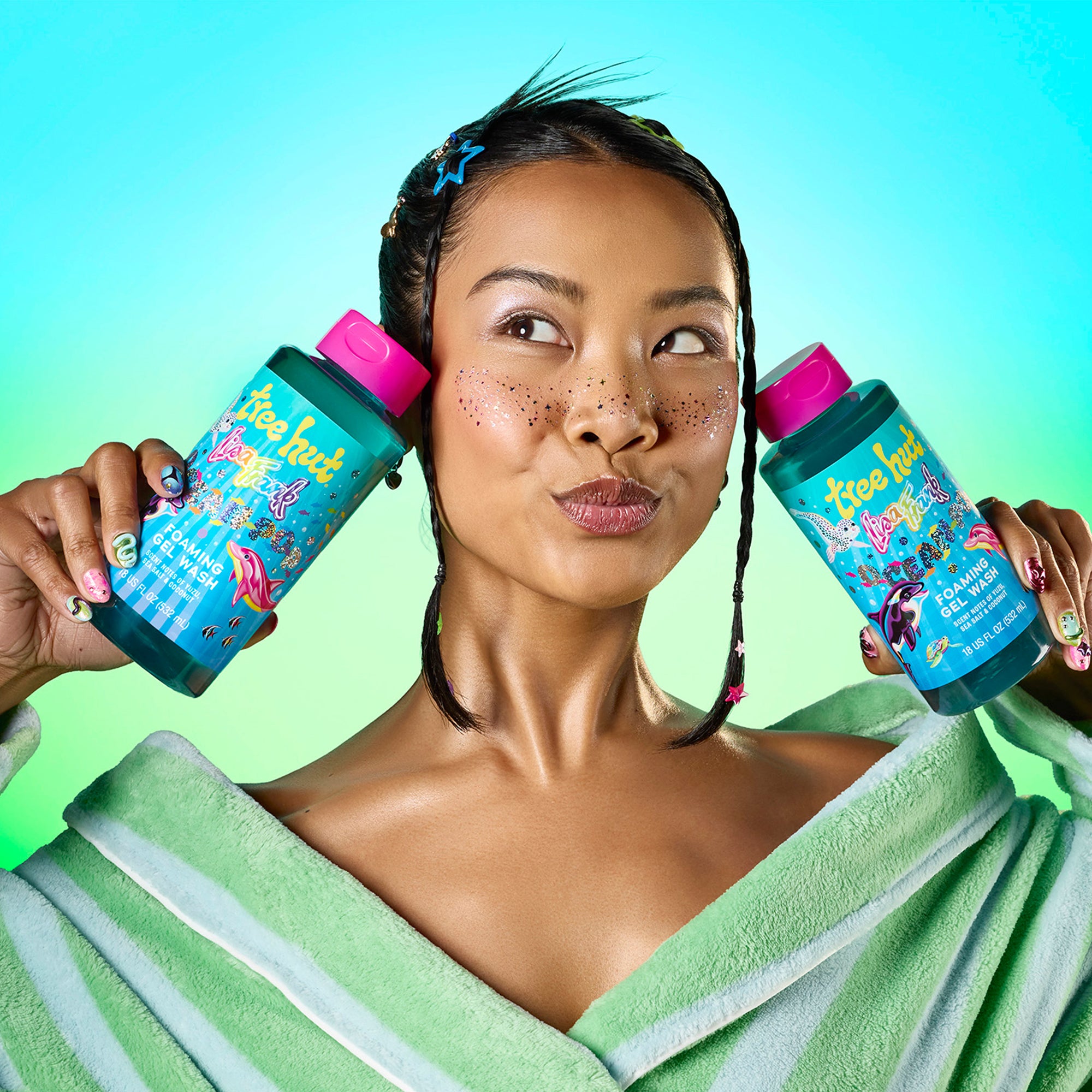 Lisa Frank x Tree Hut Ocean Pop Foaming Gel Wash - Image 6