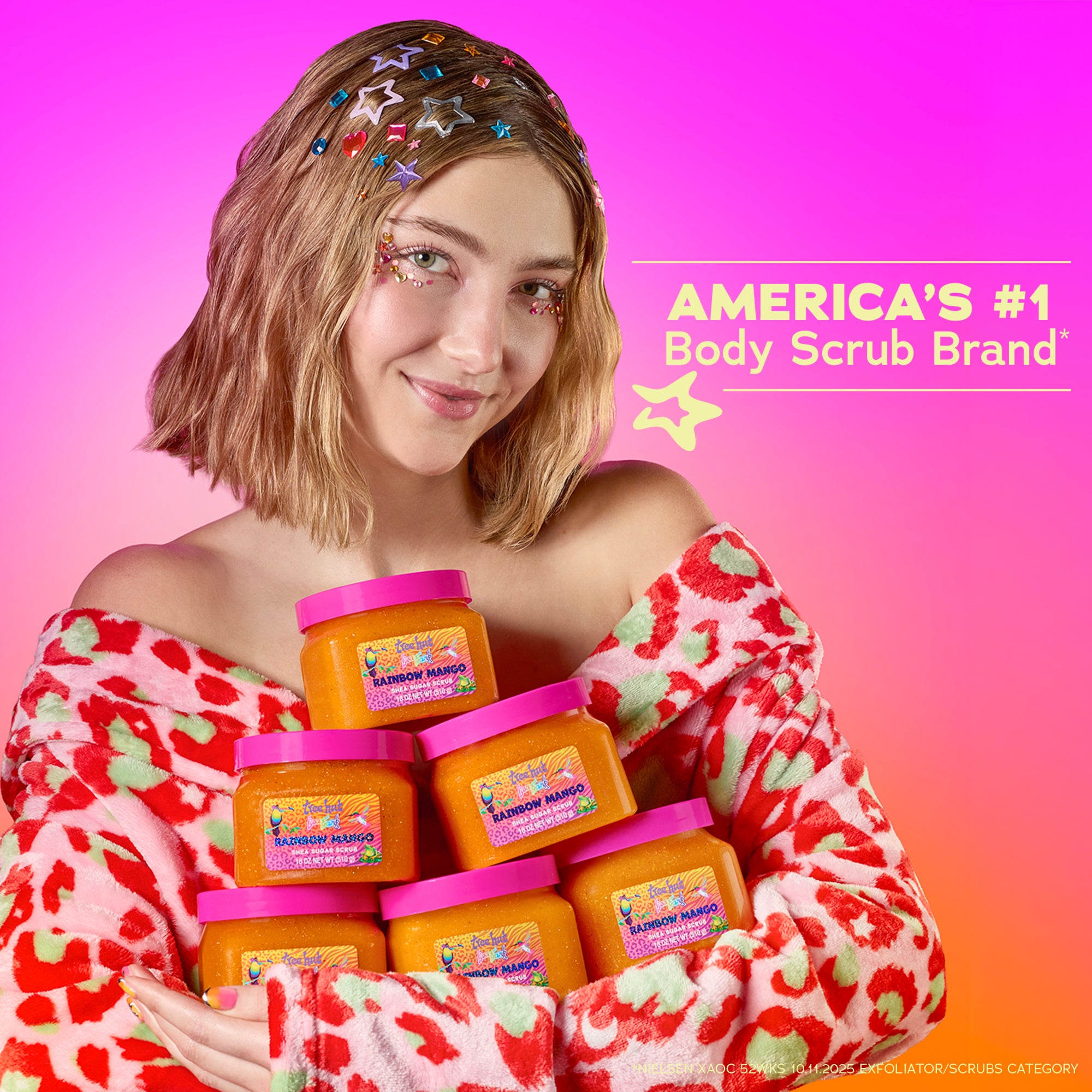 Lisa Frank x Tree Hut Rainbow Mango Shea Sugar Scrub - Image 7