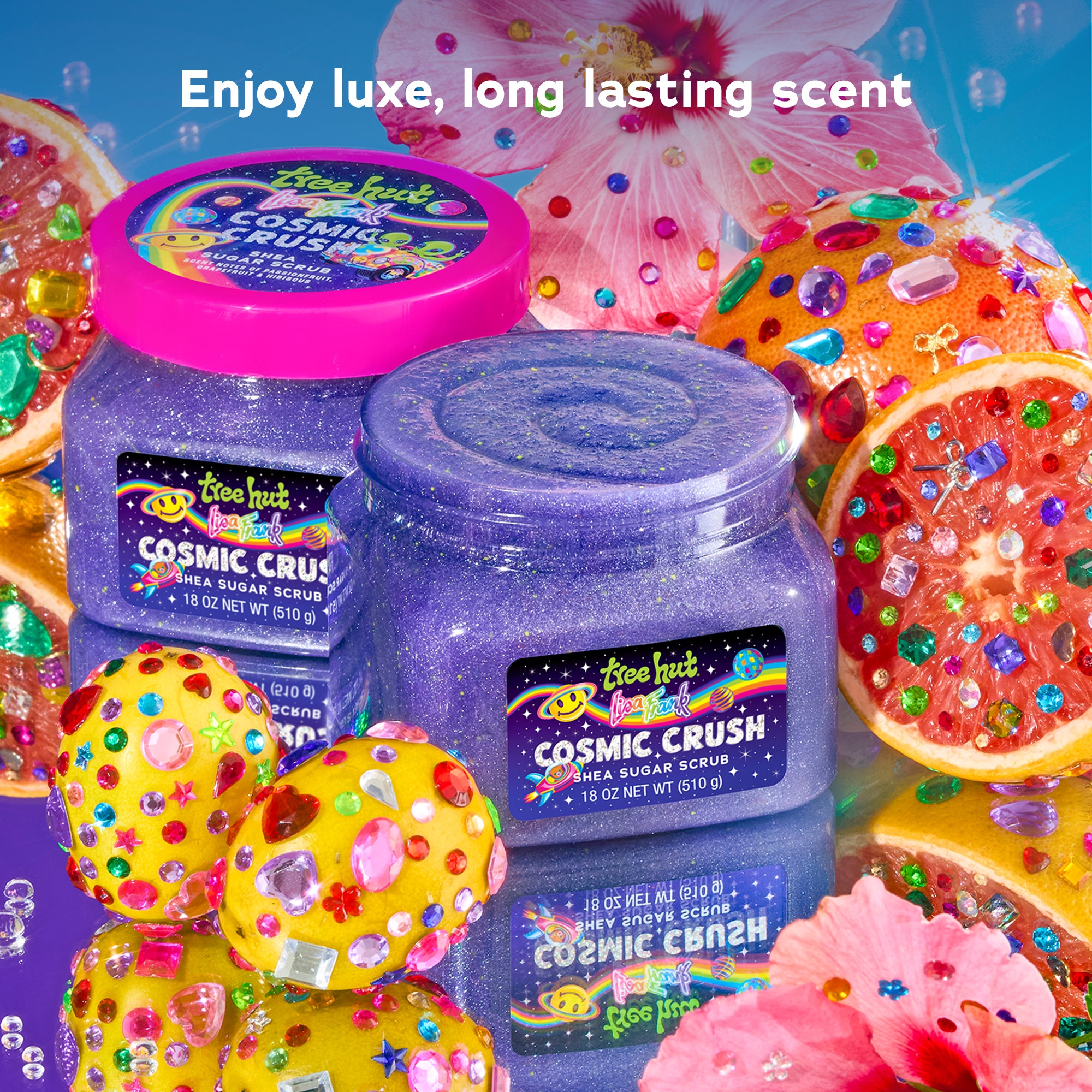 Lisa Frank x Tree Hut Cosmic Crush Shea Sugar Scrub - Image 2