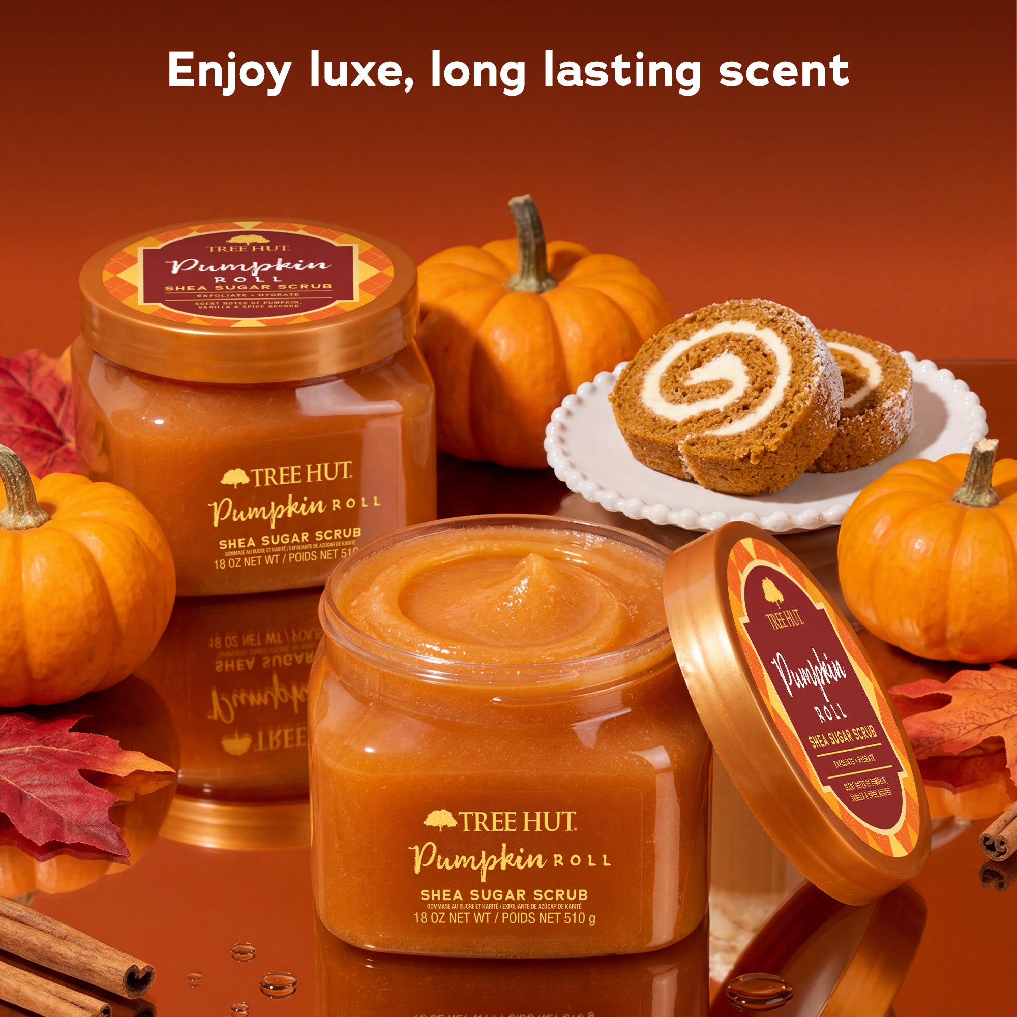 Pumpkin Roll Mini Shea Sugar Scrub - Image 2