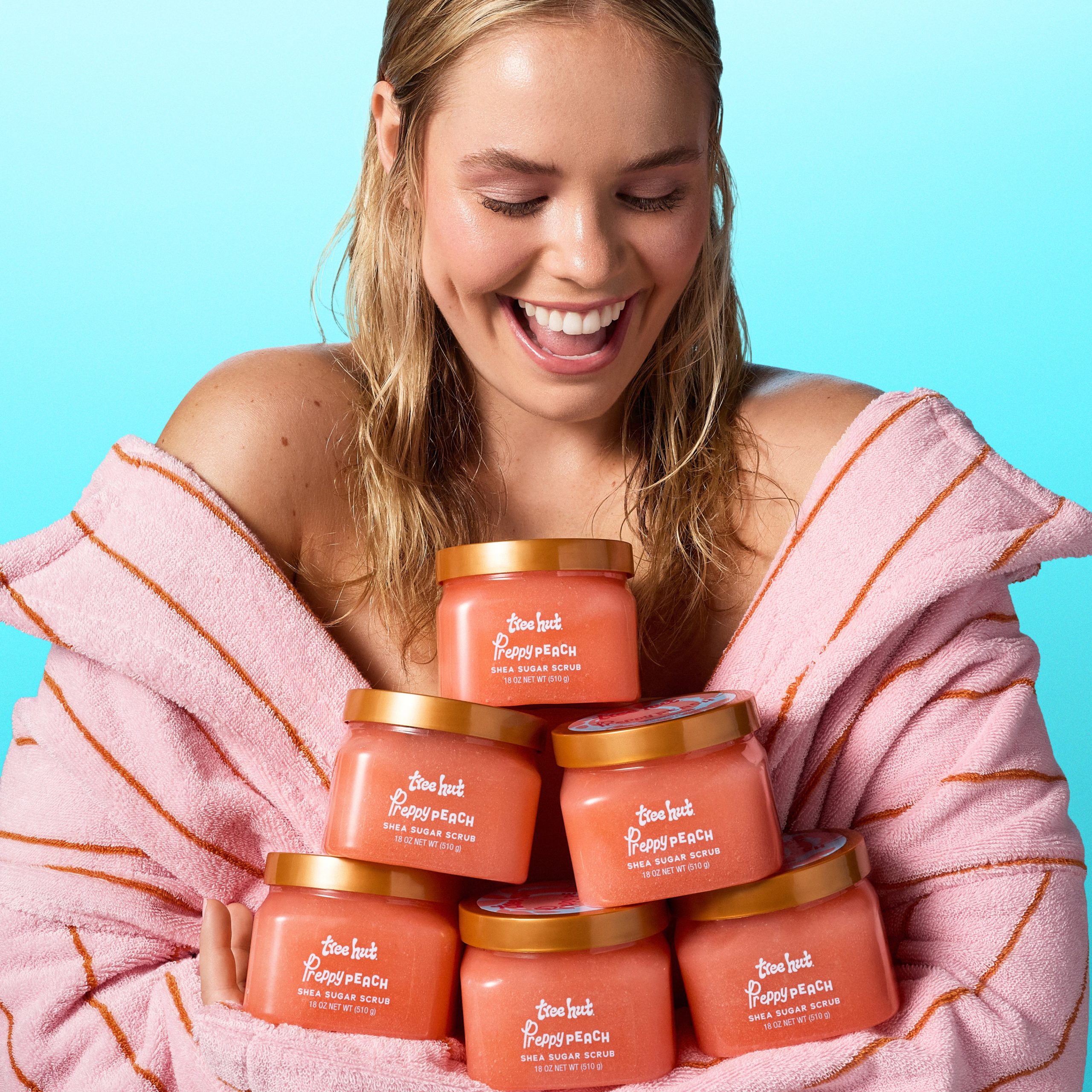 Preppy Peach Shea Sugar Scrub - Image 5