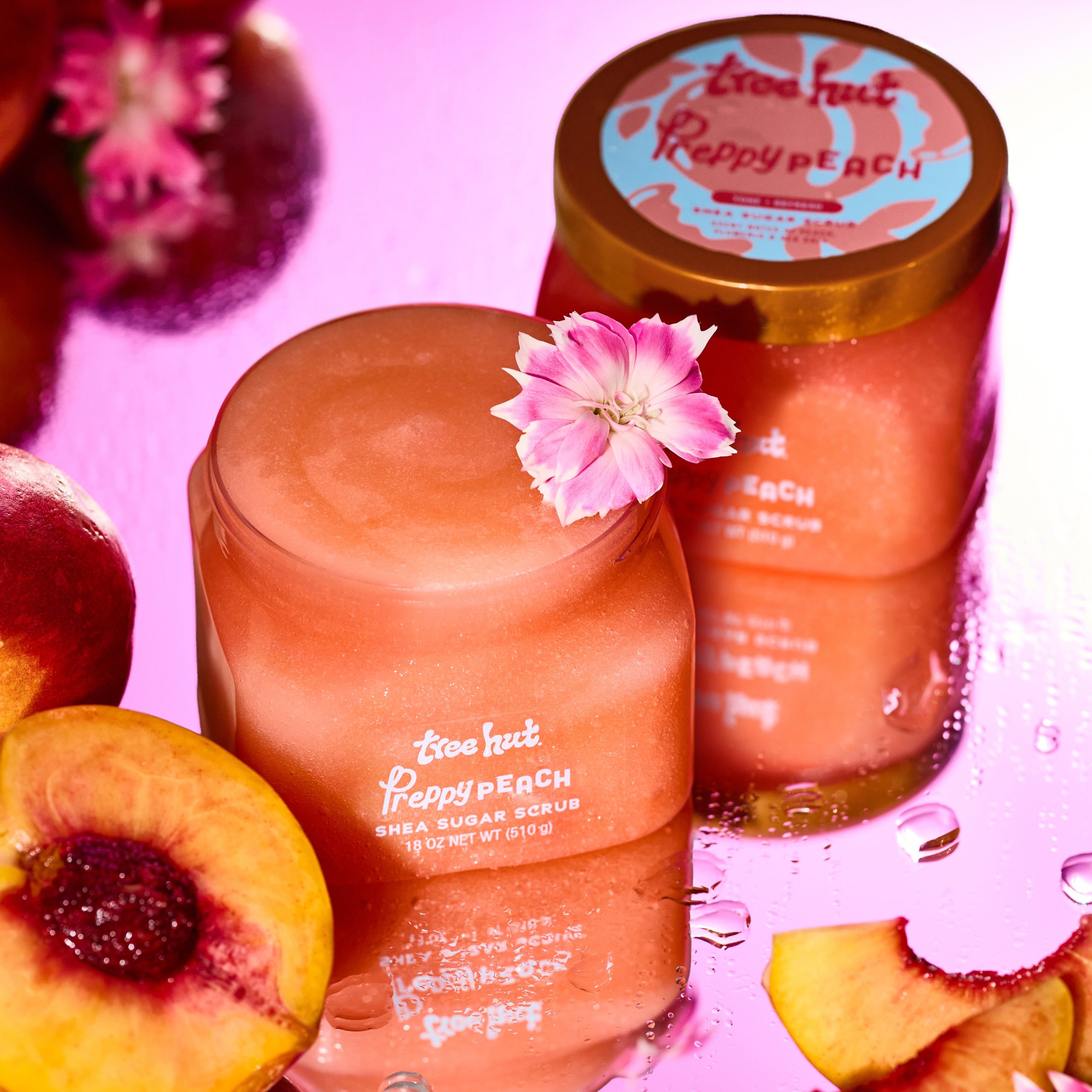 Preppy Peach Shea Sugar Scrub - Image 2